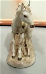 PAIR ECHT ALTMAN PROCELAIN GALLOPING HORSES - ONE PAIR 8